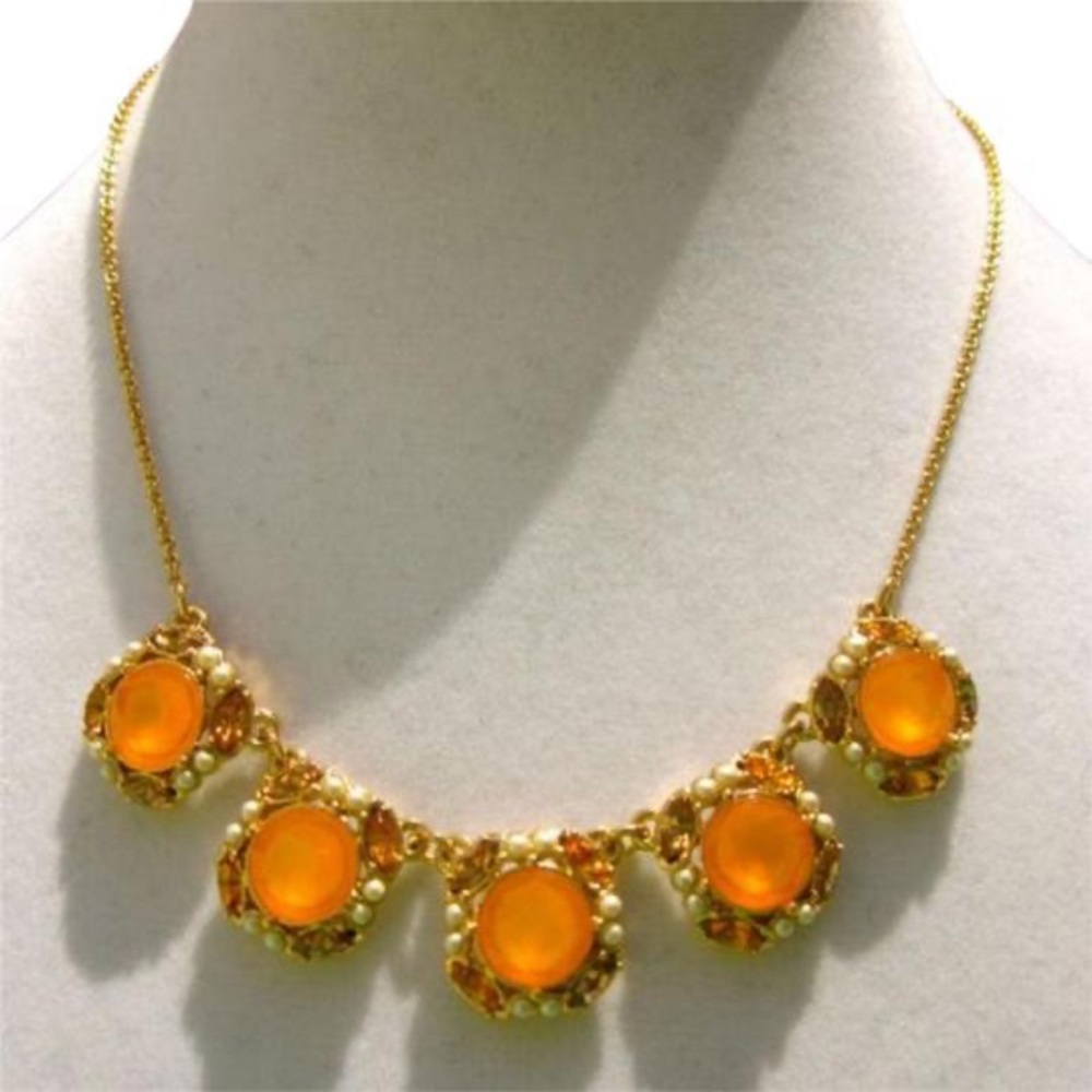 COPY - Kate Spade Orange Bell Fleur Necklace